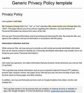 13 Privacy Policy Templates Free Pdf Samples Examples