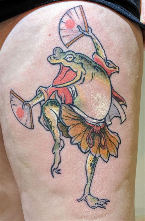 Japanese Frog Tattoo Rawshanramie