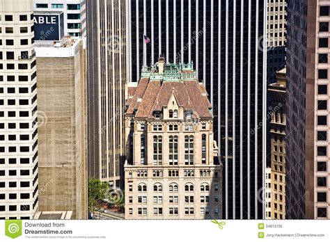 Historic Skyscraper In San Francisco Downtown Stock Image