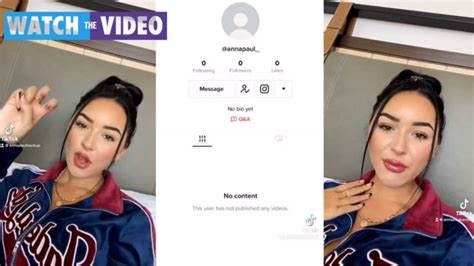 Australian Onlyfans Star Anna Paul ‘permanently Banned From Tiktok