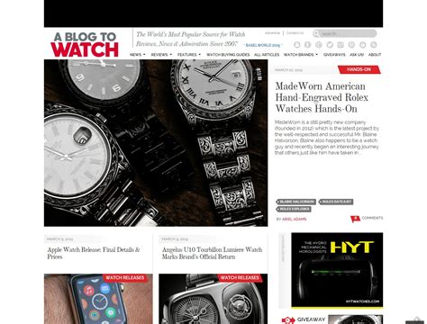 21 Best Watch Blogs | Man of Many