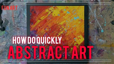 For Beginners Abstract Art With Palette Knife Amazing Fun Art Demo