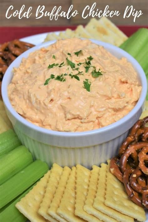 Cold Buffalo Chicken Dip Cold Appetizers Easy Cold Dip Recipes Meat