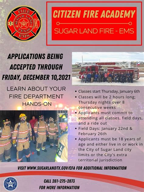 Sugar Land Fire Ems Citizen Fire Academy