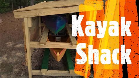 There's a pair of basic styles for how to build a shelf. Kayak Storage Shed / Rack (Do It Yourself / Homemade) - YouTube