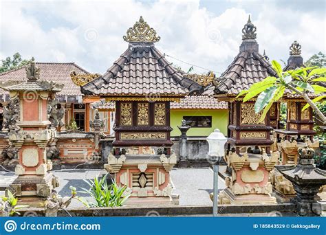 Aldeia Balinesa Em Kintamani Bangli Bali Imagem De Stock Imagem De