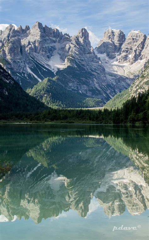 Lago Di Landro Dolomiti Dürrensee South Tyrol Trentino Alto Adige