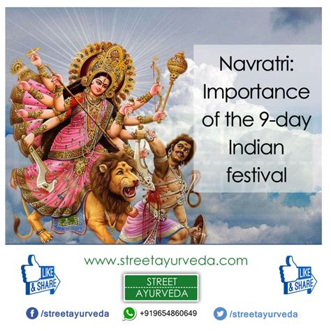 Ayurveda Street Blog Navratri An Important 9 Day Indian Festival