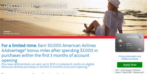 Maybe you would like to learn more about one of these? Citi American Airlines 50,000 Miles + $100 Personal Offer - Doctor Of Credit