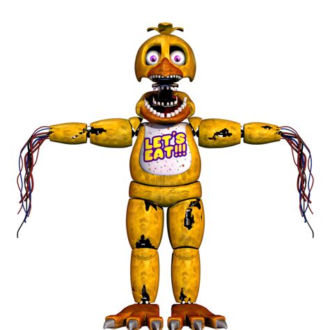 Withered Chica V3 By Bantranic On Deviantart