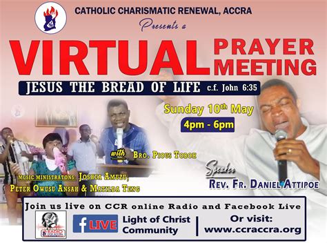 Ccr Virtual Prayer Meeting May 17 2020 Ghana Catholic Charismatic