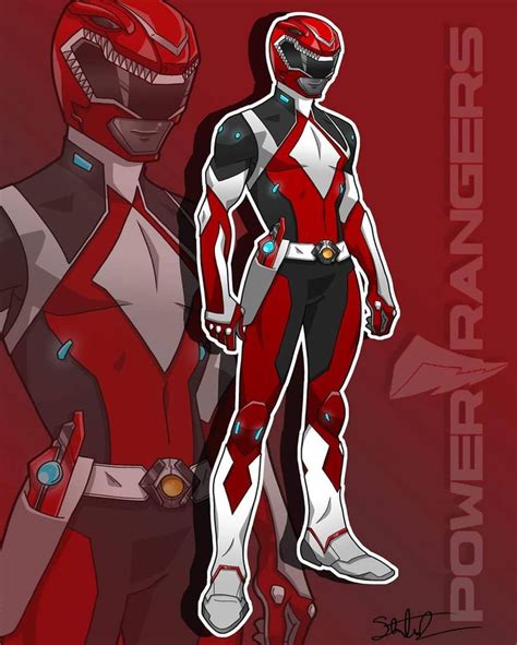 Stephen Gene Vandean On Instagram “red Ranger Re Design Danmorac