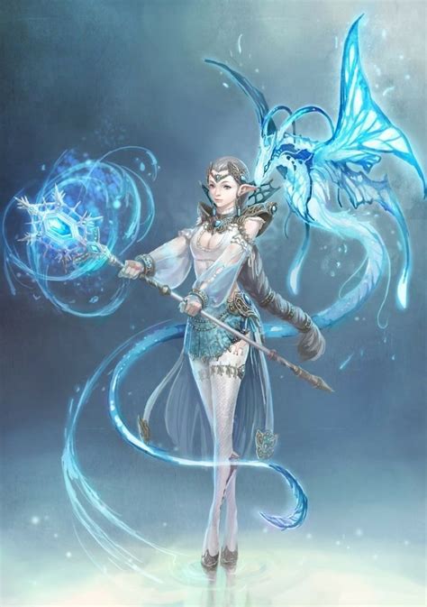 Ice Sorceress Cg Fantasy Character Mage Pinterest The Ojays