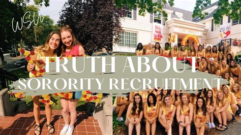 Truth About Sorority Recruitment My Experience Advice Tips Youtube