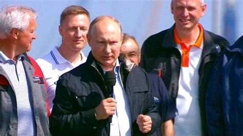 putin opens russia crimea bridge ‘a miracle has happened news al jazeera