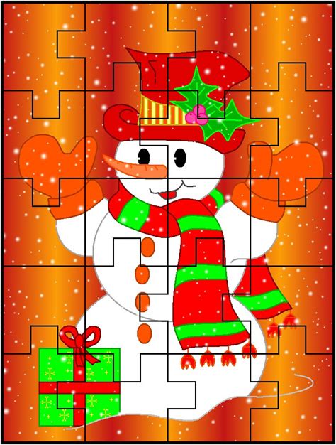 Khristelle Free Printable Christmas Jigsaw Puzzles