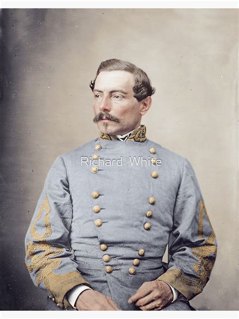Confederate General Pgt Beauregard Framed Art Print By Rwhitecolor