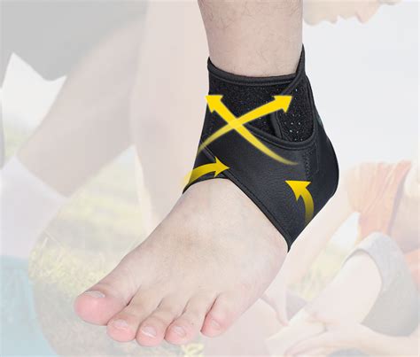 2020 Latest Designed Breathable Adjustable Black Ankle Foot Orthosis
