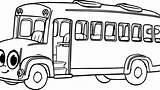 Coloring Bus Tayo Pages Little Getdrawings School sketch template