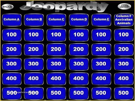 Free Smartboard Game Templates Of 9 Jeopardy Powerpoint Templates Free