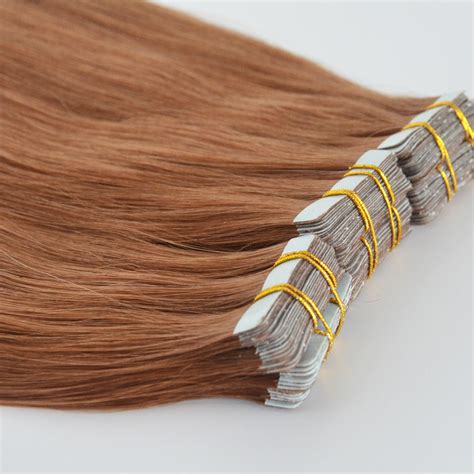 Top Quality 100 Human Double Drawn Tape In Hair Extensions Jf19