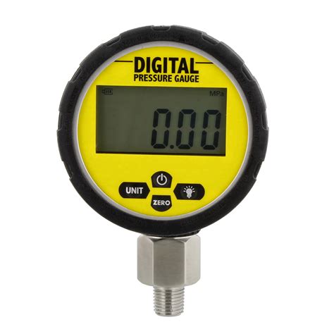 Bisupply Digital Pressure Gauge With Boot Air Pressure Gauge 10000