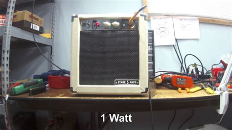 No advertising of any kind. Stage 5 Amp -- 1 Watt vs. 5 Watts - YouTube