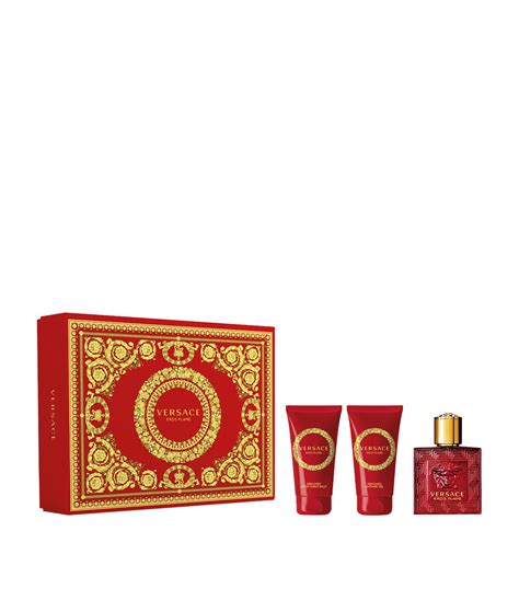 Versace Eros Flame Fragrance T Set Harrods Uk