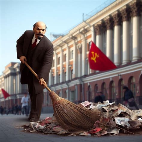 Comrade Lenin Sweeps Away The Filth Of The World Rkerala