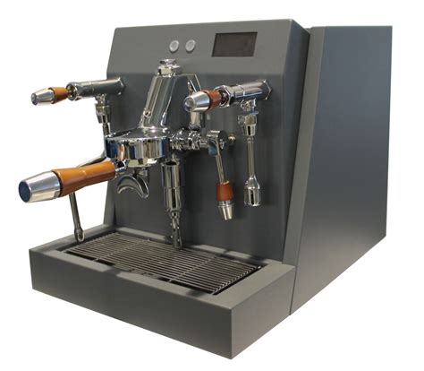 Vesuvius Dual Boiler Pressure Profiling Espresso Coffee Machine Gray