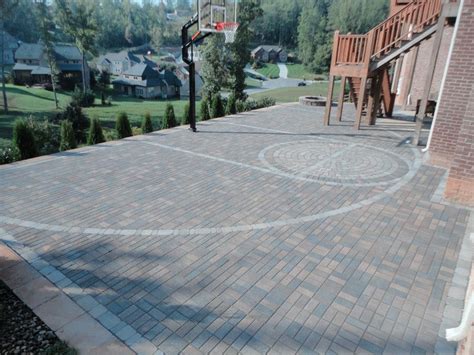 Paver Basketball Court Traditional Deck Other By Wildwood Land