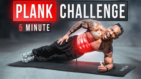 Insane 5 Minute Plank Workout For 6 Pack Abs Youtube