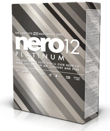 Nero 12 Platinum Full Version And Full Feature Best Place For Shopping