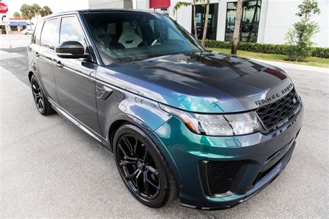 Range rover sport exterior dimensions. Used 2018 Land Rover Range Rover Sport SVR For Sale ...