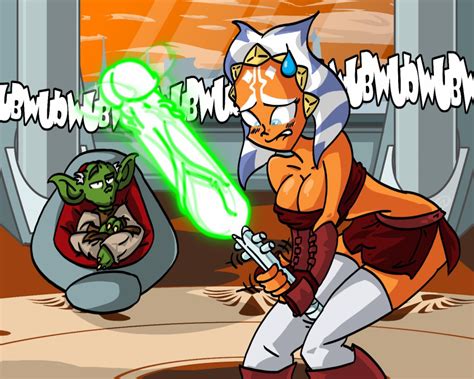 Rule 34 1girl Ahsoka Tano Cleavage Clone Wars Light Dildo Operative