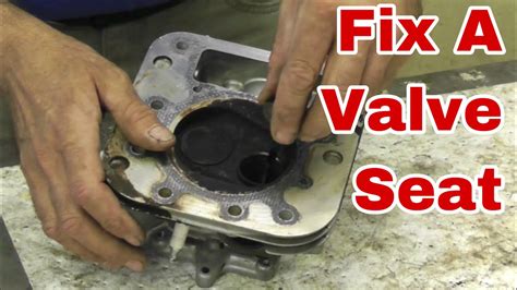 How To Properly Fix A Valve Seat On A Small Engine With Taryl Youtube