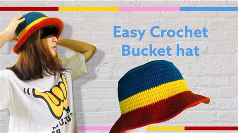 Easy Crochet Bucket Hat Tutorial Beginner Friendly Youtube