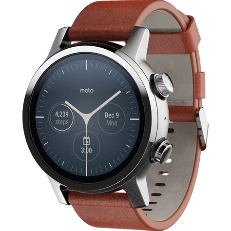 Moto 360 displays timely notifications based on where you are and what you're doing, so you always product description. The undeniably beautiful Moto 360 (Gen 3) smartwatch is ...