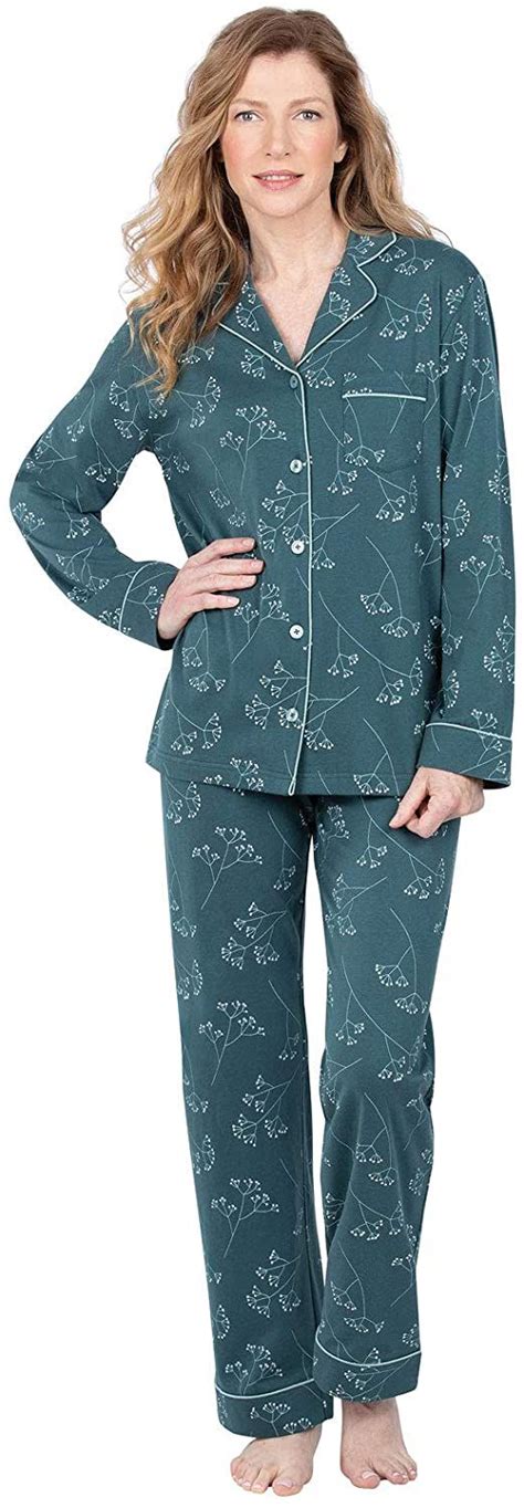 Pajamagram Button Up Pajamas For Women Womens Pjs Sets At Amazon Womens Clothing Store