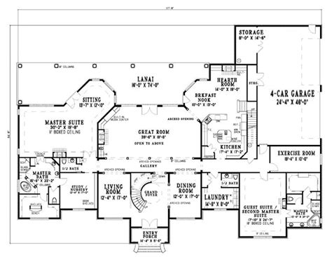 5000 Square Foot House Floor Plans Floorplansclick