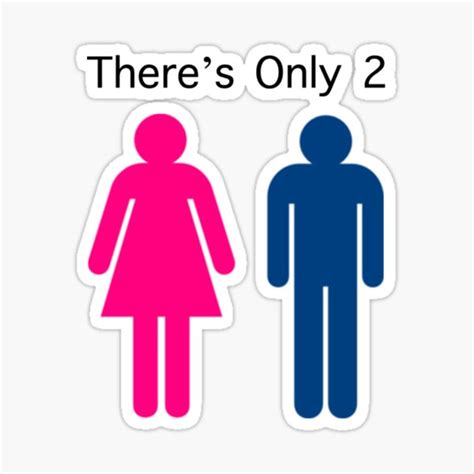 2 Genders Stickers Redbubble