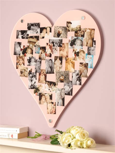 Display Your Best Memories In A Stunning Acrylic Glass Heart Shaped