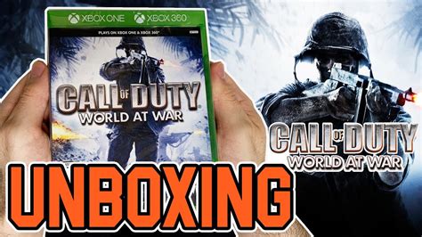 Call Of Duty World At War Xbox 360plays On Xbox One Unboxing Youtube