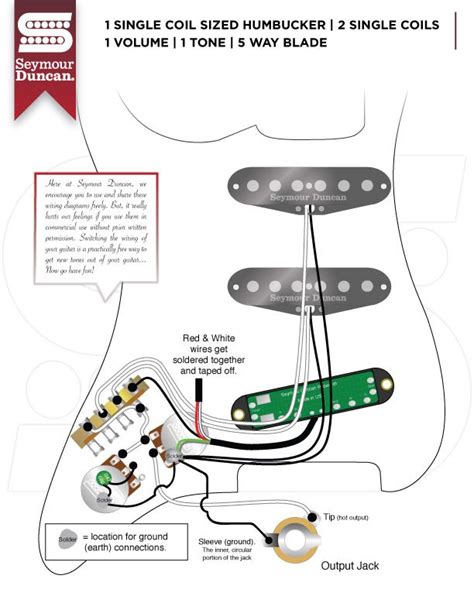 Stratocaster Wiring Diagram For Guitar