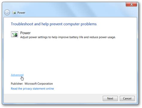 Improve Battery Life In Windows 7 With The Built In Power Troubleshooter