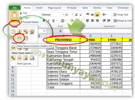 Cara Copy Paste Di Excel Tanpa Merubah Format Ranah Belajar