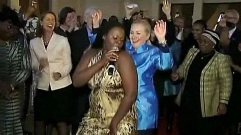 Hillary Clinton Takes To The Dance Floor In South Africa Bbc News