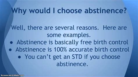 Sexual Abstinence Youtube