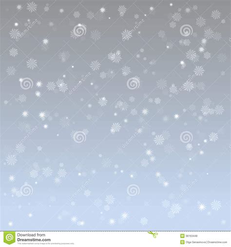 Illustration Abstract Snowflake Background Stock Vector Illustration