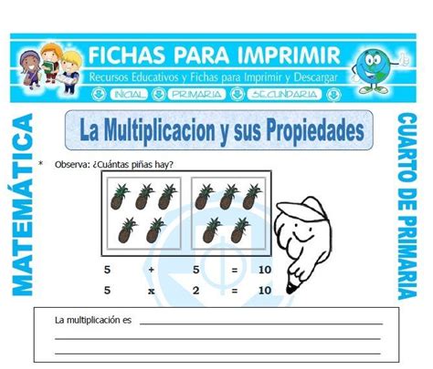 Fichas De Matemáticas Repasar La Multiplicación E59